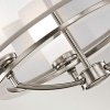 Żyrandol Saldana - 3 źródła światła Klasyczny pewter abażur z organzy okrągły klosze tuba minimalistyczny uniwersalny KL-SALDANA3 KICHLER